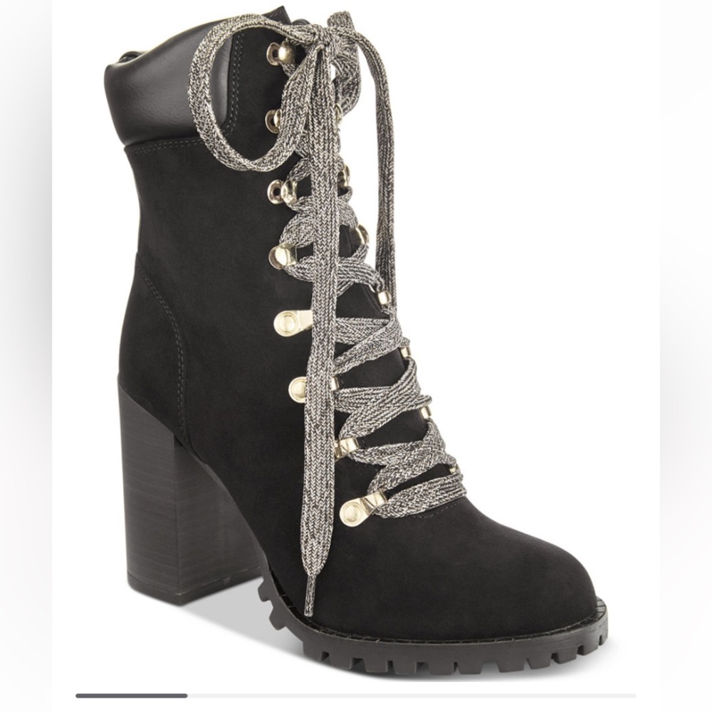 Material Girl’s Hazil laced booties. Size 7. Excellent condition